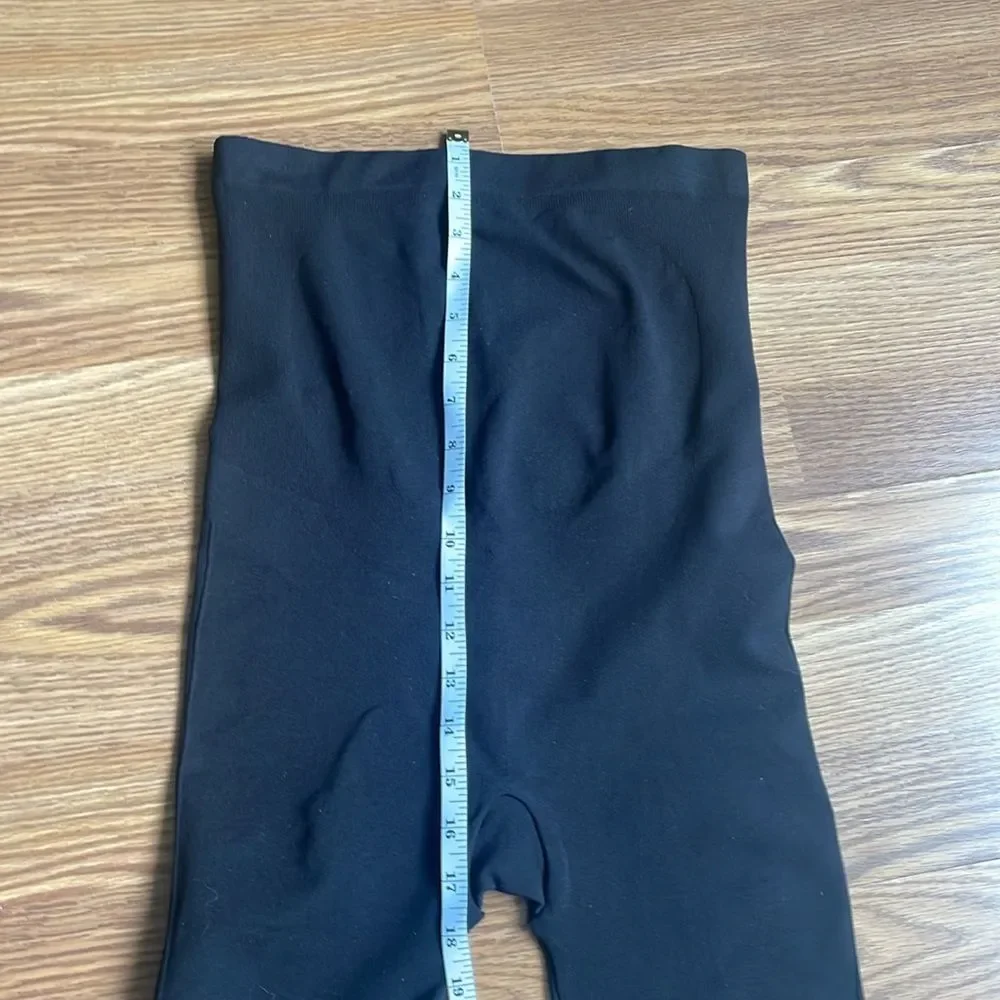 SPANX Women's Maternity Mama Look at Me Now Leggings Size M Black